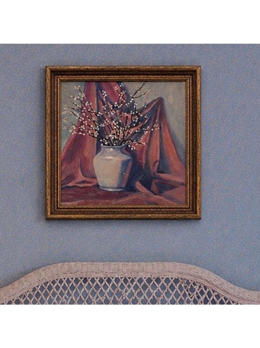 Vintage Cherry Blossom Framed Painting